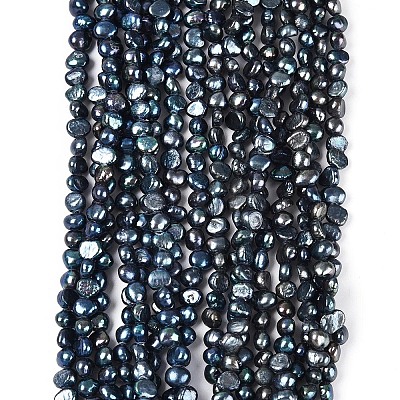 Natural Cultured Freshwater Pearl Beads Strands PEAR-P002-54A-1