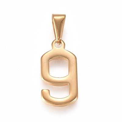 304 Stainless Steel Pendants STAS-L210-05E-G-1