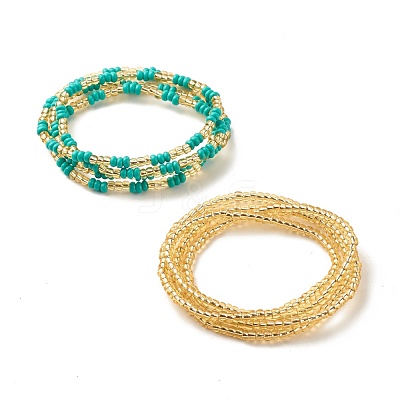 2Pcs Summer Jewelry Waist Bead NJEW-C00024-01-1