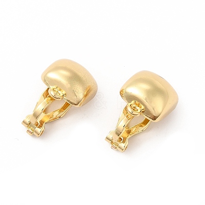 Alloy Clip-on Earring Findings PALLOY-M208-05G-1
