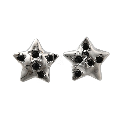 304 Stainless Steel Stud Earrings EJEW-F361-16P-1