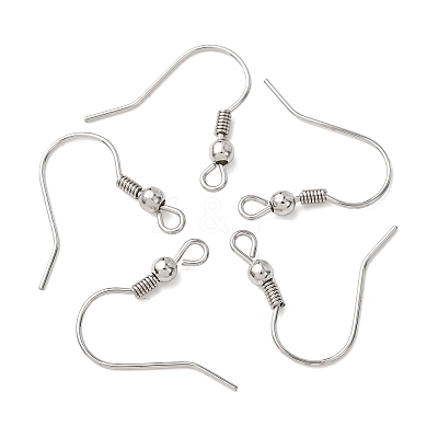 Tarnish Resistant 316 Surgical Stainless Steel Earring Hooks X-STAS-E009-1-1