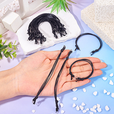 20Pcs Adjustable Korean Waxed Polyester Cord Bracelet Making BJEW-TAC0051-03-1