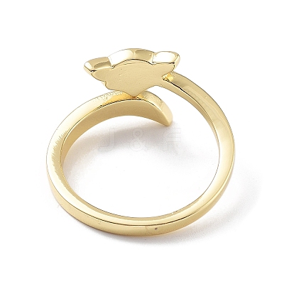 Brass Open Cuff Rings for Women LS-RJEW-A028-04G-1