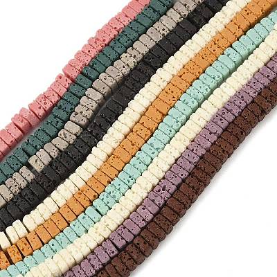 Handmade Porcelain Imitation Lava Rock Beads Strands PORC-P032-03M-1