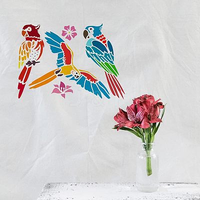 Large Plastic Reusable Drawing Painting Stencils Templates DIY-WH0202-198-1