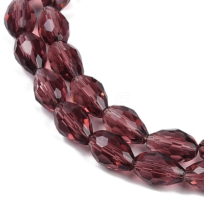 Transparent Glass Beads Strands LS-EGLA-N013-T10mm-D03-1