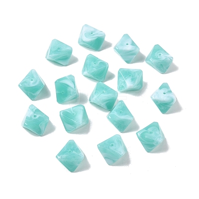 Opaque Acrylic Beads OACR-D320-02O-1