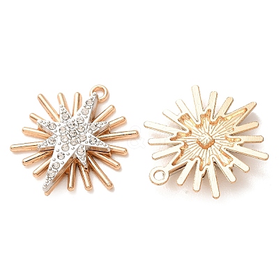 Alloy Rhinestone Pendants RB-CBAA987-05A-1