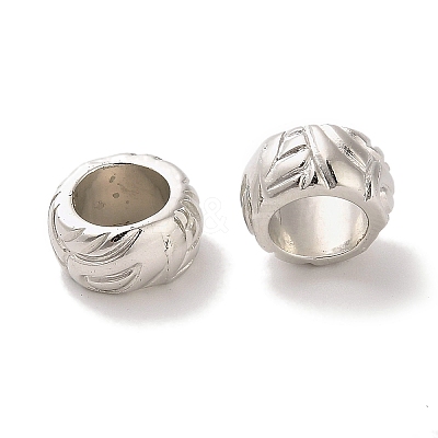CCB Acrylic European Large Hole Beads CCB-U001-07P-1