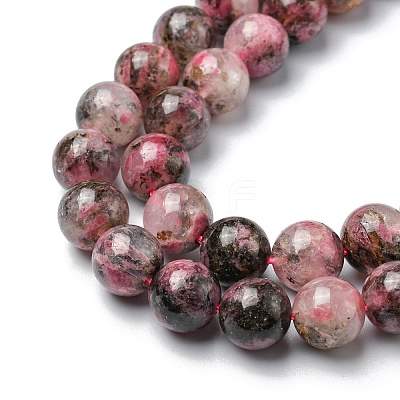 Natural Rhodonite Beads Strands G-C029-04A-1