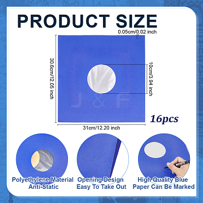 Kraft Paper Vinyl Record Packing Bags AJEW-WH0596-663A-1