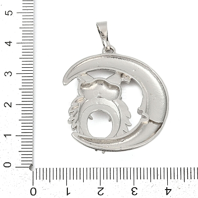 Brass Pendant Cabochon Settings KK-S521-17G-P-1