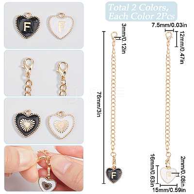 2 Sets Alloy Enamel Cup Pendant Decorations HJEW-SC0001-56F-1