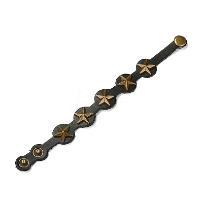 PU Leather Cord Bracelets BJEW-I294-02B-1