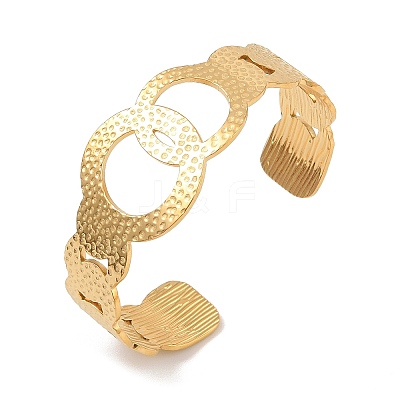 Hollow Wide Version Open Cuff Bangles BJEW-U006-03G-01-1