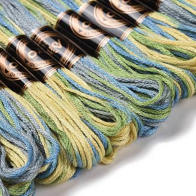 10 Skeins 6-Ply Polyester Embroidery Floss OCOR-K006-A32-1