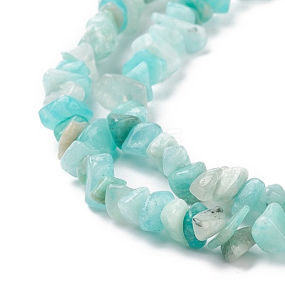 Natural Exotic Amazonite Chips Beads Strands F070-1-1