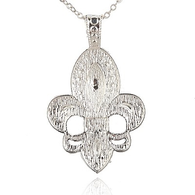 Alloy Enamel Flower Big Pendants ENAM-J129-4S-1