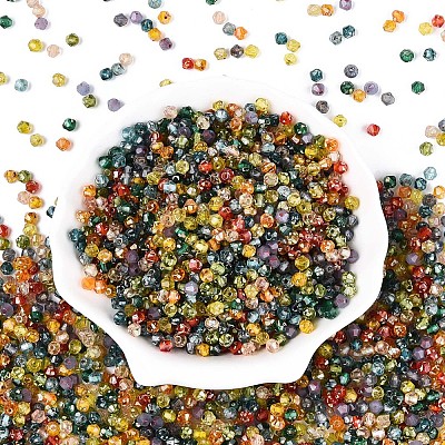 Picasso Baking Paint Glass Seed Beads SEED-N007-37N-1