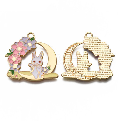 Alloy Enamel Pendants ENAM-T011-113-NR-1