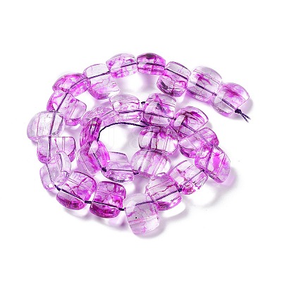 Transparent Glass Imitation Gemstone Beads Strands GLAA-G105-01C-1