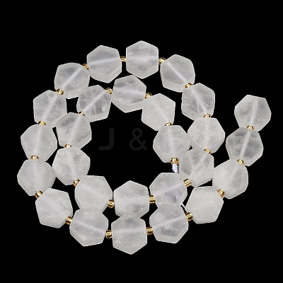 Natural Quartz Crystal Beads Strands G-A291-A04-01-1