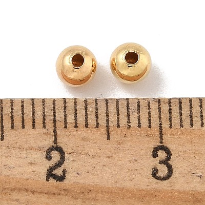 Brass Beads KK-H503-22G-01-1