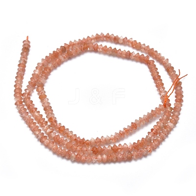 Natural Sunstone Beads Strands G-F686-27-1