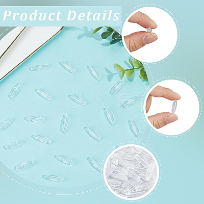 160Pcs Transparent Acrylic Beads TACR-SC0002-74-1