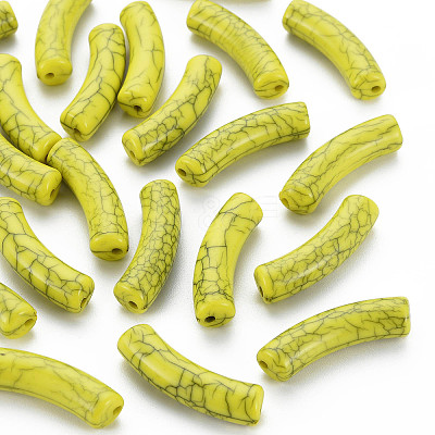 Opaque Crackle Acrylic Beads X1-MACR-S372-002N-1