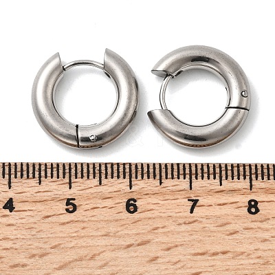 316F Stainless Steel Hoop Earrings EJEW-D341-01C-P-1
