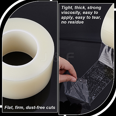 Transparent PVC Protective Film Tape for Watch Jewelry DIY-WH0750-102B-1