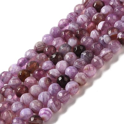 Natural Agate Beads Strands G-G079-A03-02-1