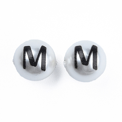 ABS Plastic Imitation Pearl Beads KY-N015-148M-1