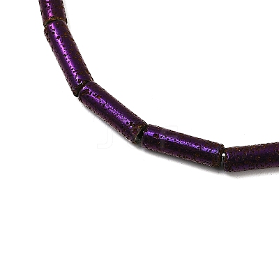 Electroplated Natural Lava Rock Beads Strands G-K388-03B-10-1