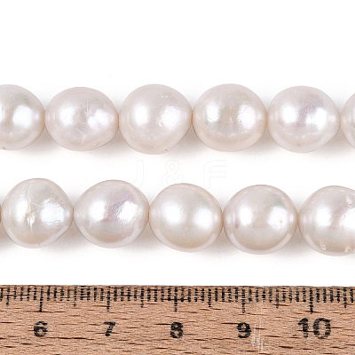 Natural Nucleated Baroque Keshi Pearl Beads Strands PEAR-S020-L18-1