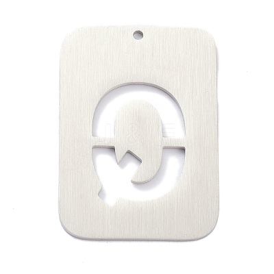 Non-Tarnish 304 Stainless Steel Pendants STAS-K216-49Q-P-1