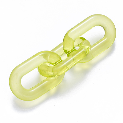 Transparent Acrylic Linking Rings OACR-S036-006A-J05-1