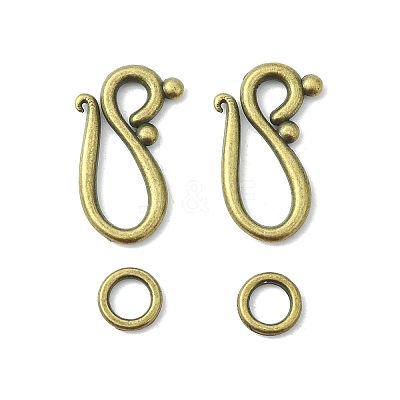 Tibetan Style Toggle Clasp X-MLF1277Y-NF-1