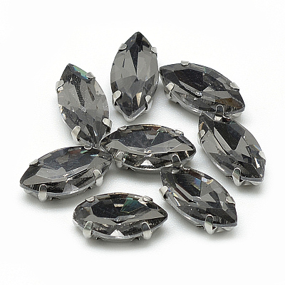 Sew on Rhinestone RGLA-T034-7x15mm-07-1