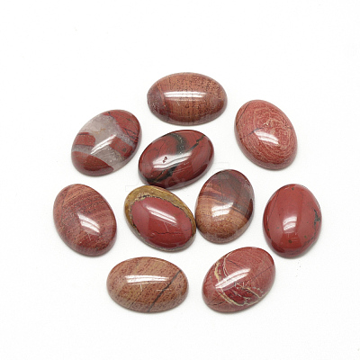 Natural Red Jasper Cabochons G-R415-13x18-31-1
