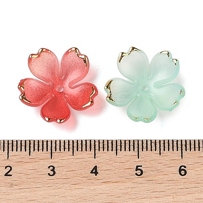 Acrylic Bead Caps OACR-H119-01-1