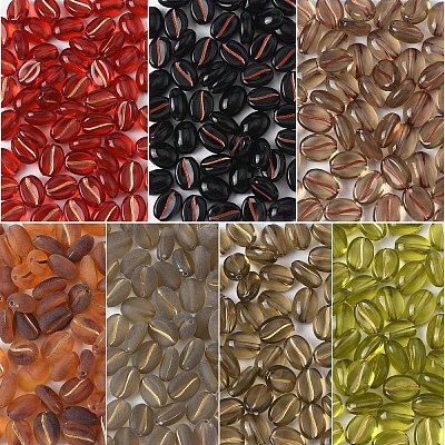 50Pcs Transparent Frosted Acrylic Beads FACR-YW0001-09A-1