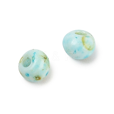 Picasso Glass Seed Beads SEED-Q038-03I-1
