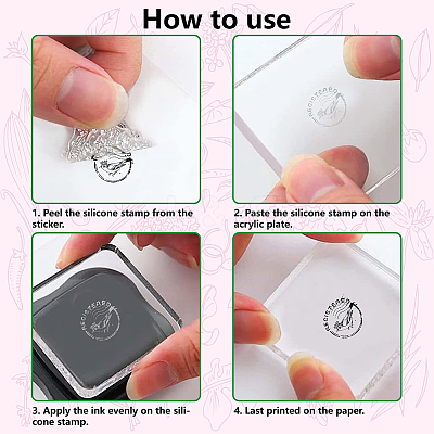PVC Plastic Clear Stamps DIY-WH0439-0007-1