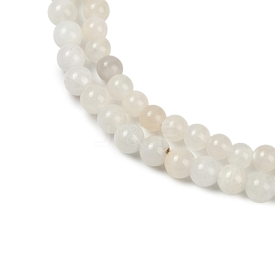 Natural White Moonstone Beads Strands G-D294-4mm-02-1