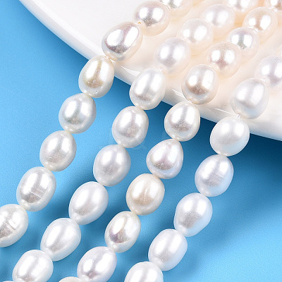 Natural Cultured Freshwater Pearl Beads Strands PEAR-N012-07K-1