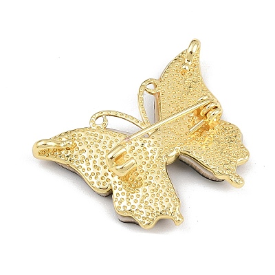 Brass Shell Brooch JEWB-C047-02G-01-1