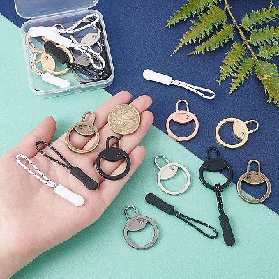 12Pcs Alloy Zipper Puller FIND-NB0002-12-1